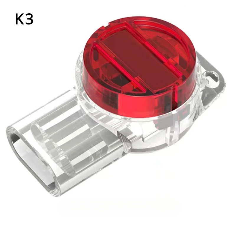 Conector de empalme de teléfono UY, terminales de Cable de red, resistente al agua, K1, K2, K3, UY1, UY2, RJ45, RJ11, 50 piezas