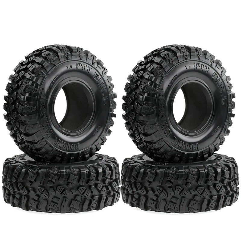 4pcs Metal 1.9 Tire Wheels Set 113mm for 1/10 SCX10 TRX4 TRX6 VS4-10 Gen8 7 MST D90 RC Crawler