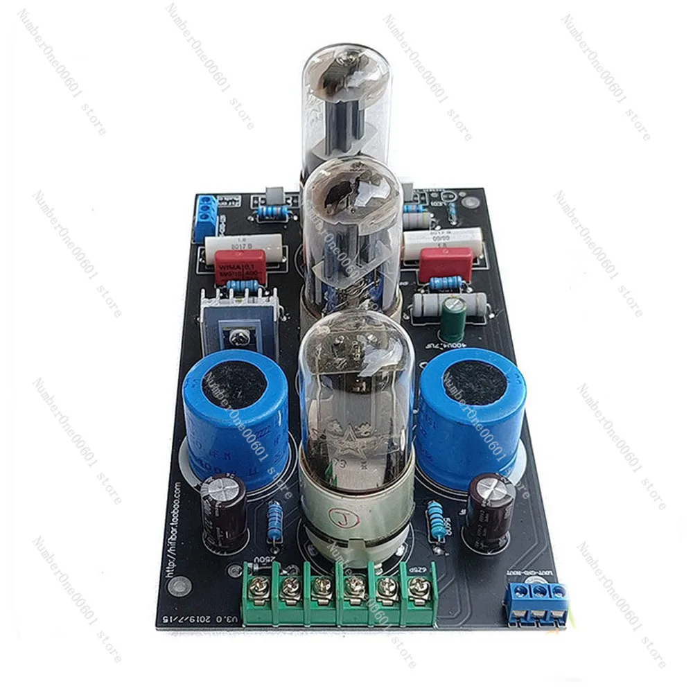 Assembled 6Z5P+6N8P*2 (6SN7)Tube Pre-amplifier Board Bile Rectifier for HIFI AMP