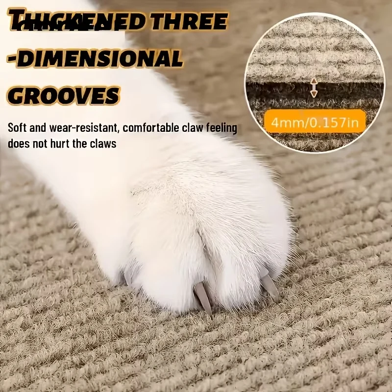 Self-Adhesive Cat Scratching Pad–Durable Felt Scratch-Resistant Surface for Walls Furniture;Furniture Protection for Indoor Cats