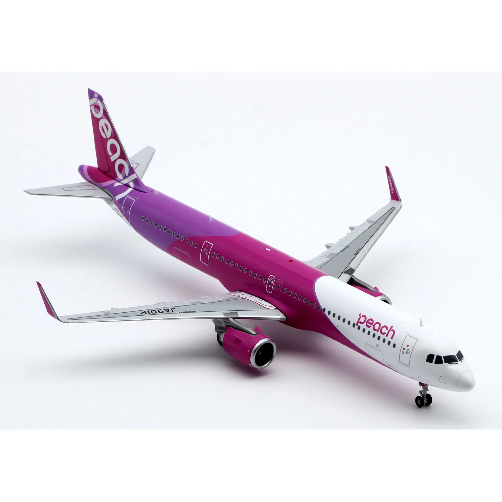 EW221N014 Alloy Collectible Plane Gift JC Wings 1:200 Peach Airlines Airbus A321NEO Diecast Aircraft Jet Model JA901P With Stand