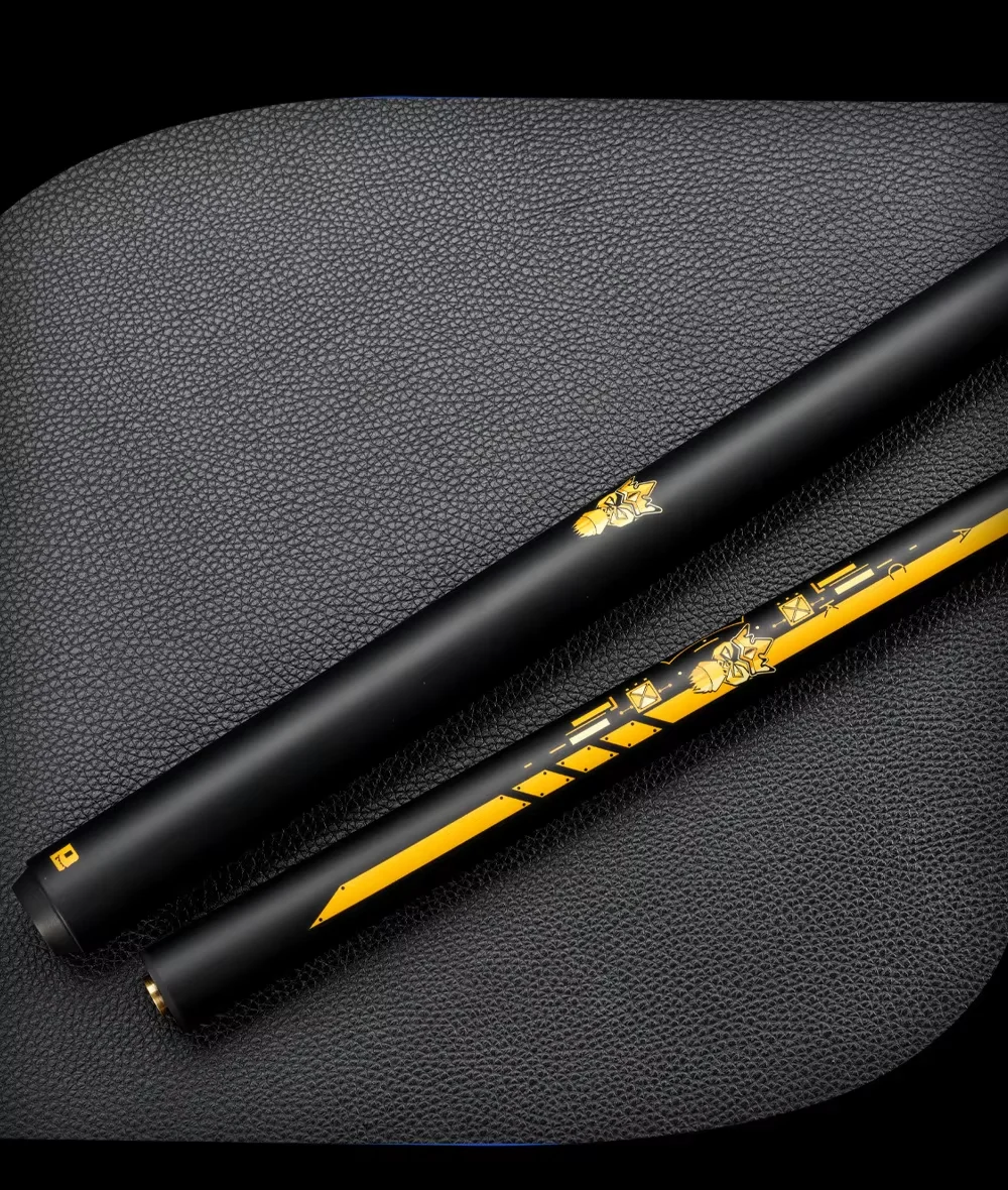 STLFLittle Monster 58 "Negro Evil Carbon Energy Break Punch Kick-off Jump Billar Pool Cue Stick 12,9 mm