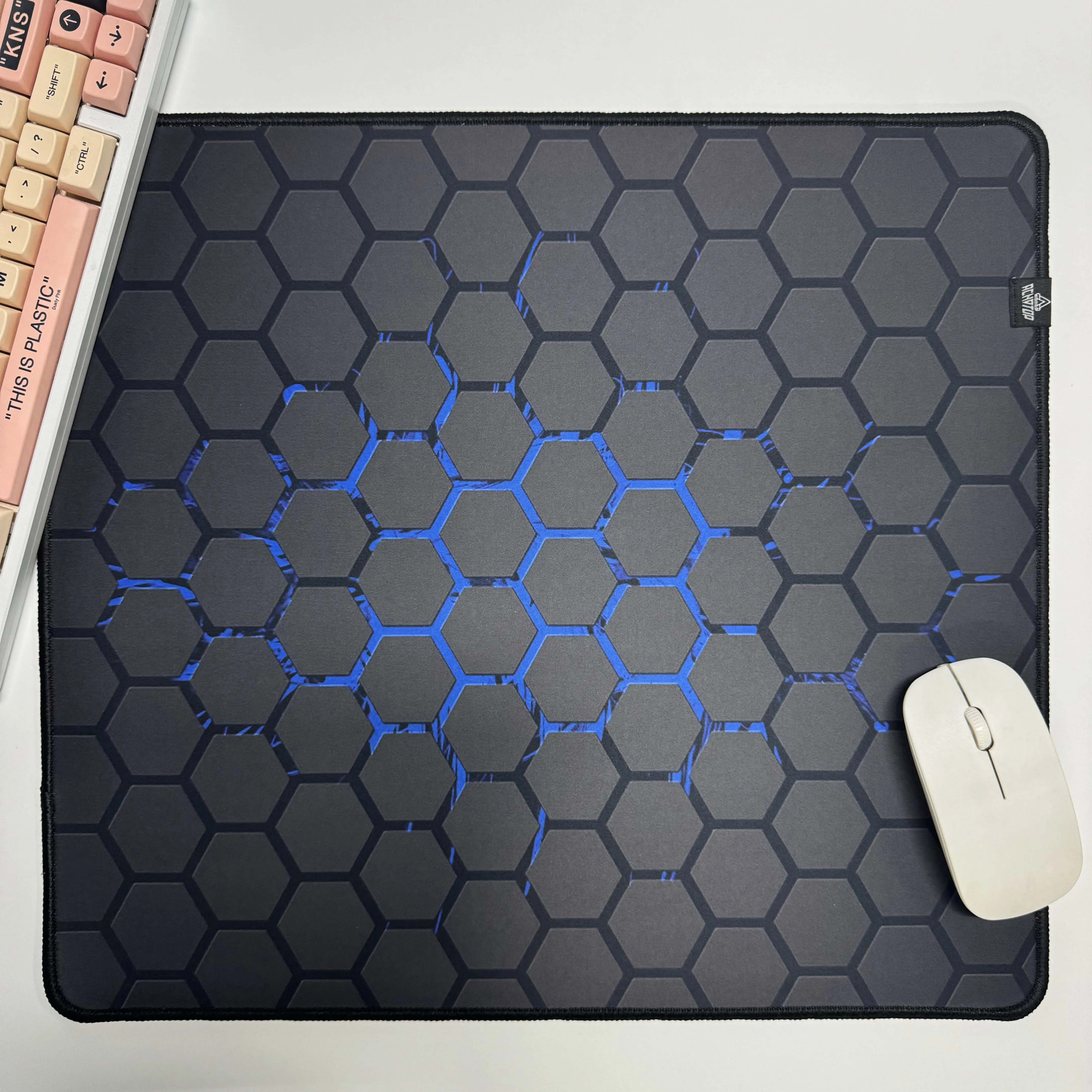 

Control 400X450MM Mousepad Gaming Speed Hexagon Mouse Pad Gamer E-Sports Geometry Mouse Mat Game Professional Premium Desk Mat