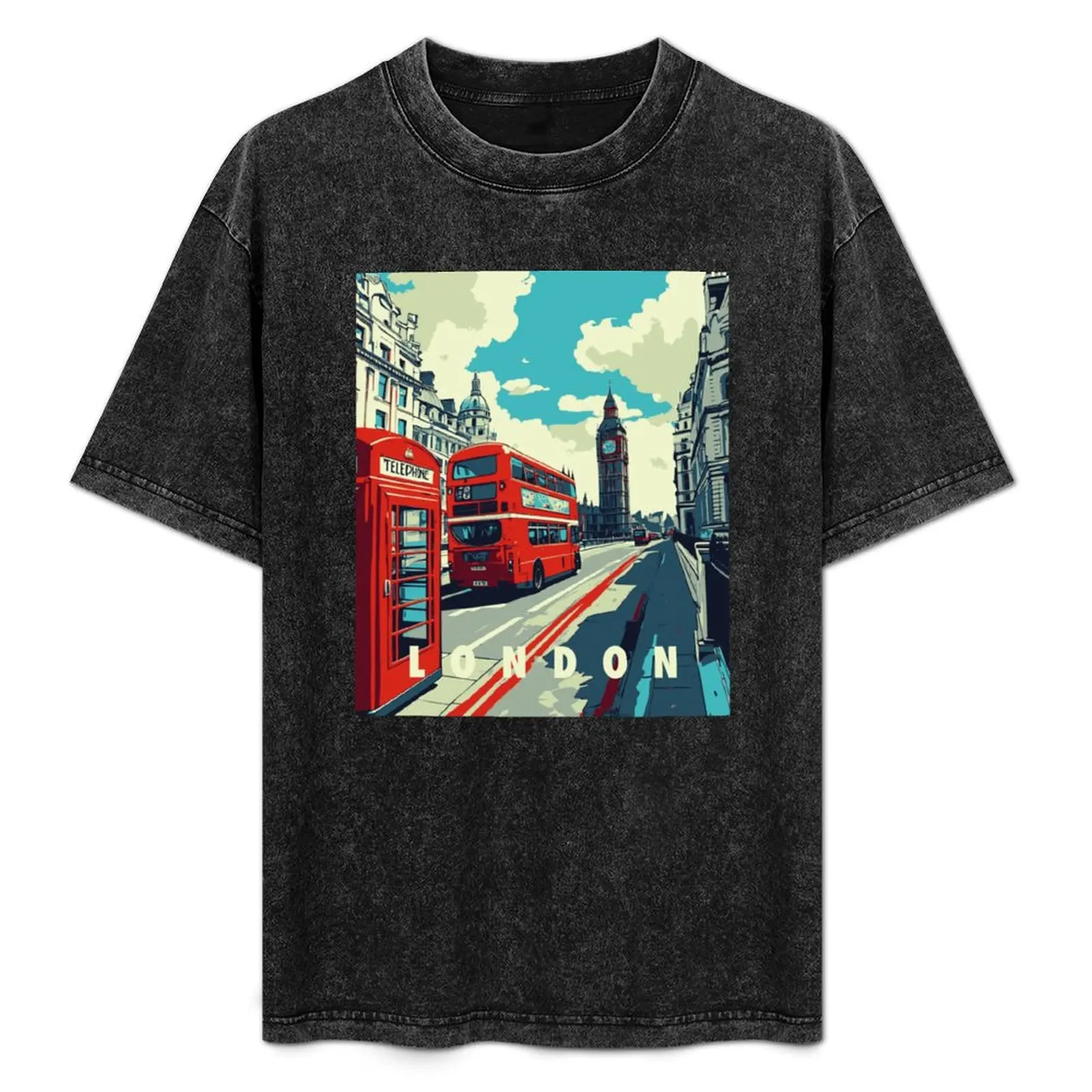 

London Souvenir T-Shirt Comfortable Work Wear Tee