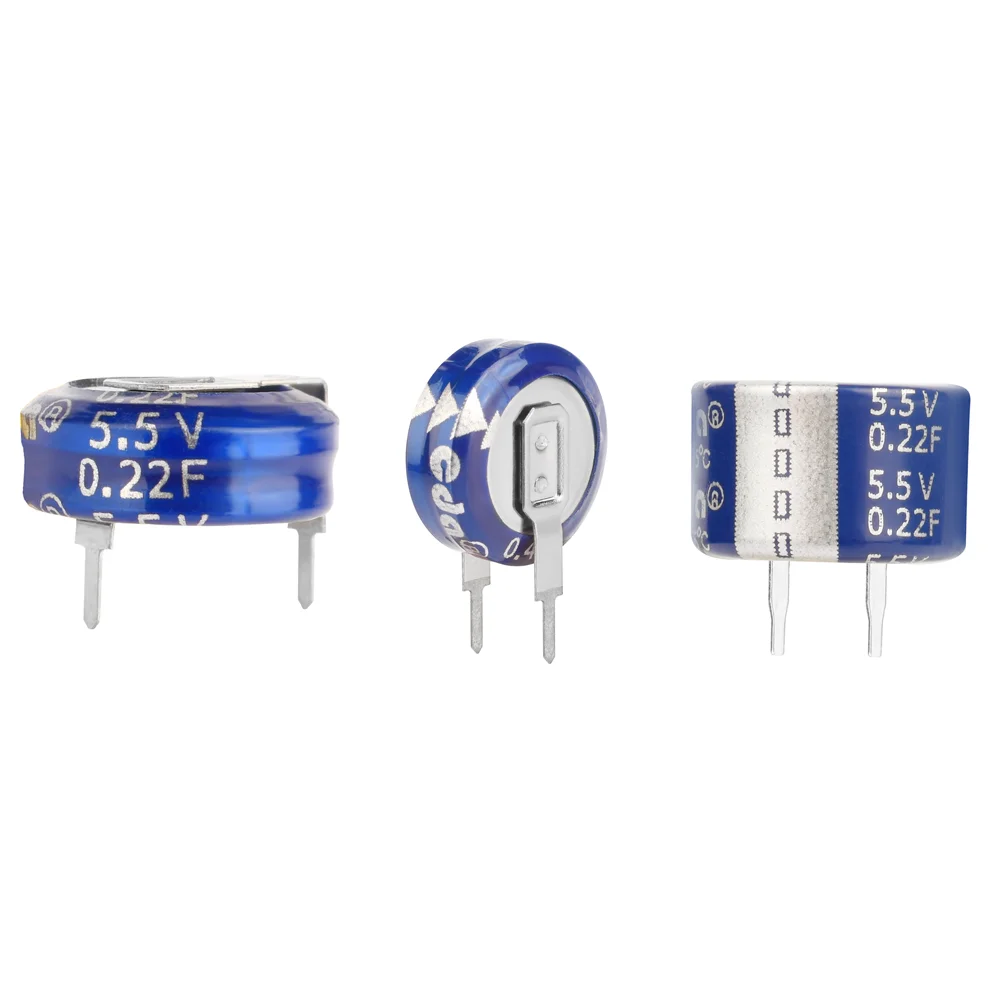 CBN Super Capacitors CDA C-Type V-Type H-Type 5.5V 0.22F 0.33F 0.47F Button Type Farrah Capacitor SuperCapacitors