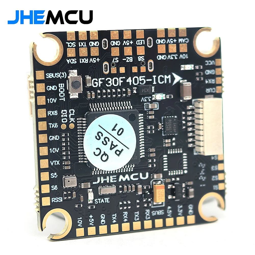 

JHEMCU GF30F405-ICM 42688P Baro OSD BalckBox 5 В 10 В Dual BEC F405 Контроллер полета 3-8S 30X30 мм для RC FPV Freestyle Drone