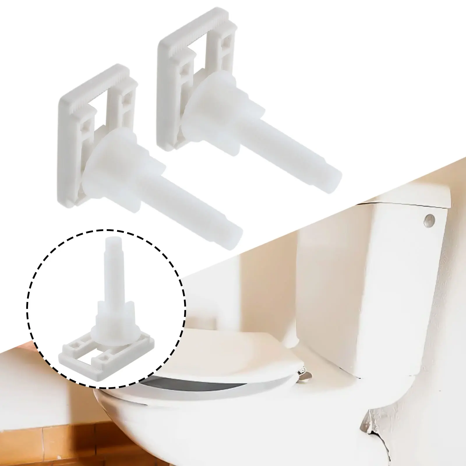 Toilet Lid Toilet Hinge Screws Hinge Screw AccessorieL Bolt Fixing Rectangle Toilet Lid Hinge Screw And Bottom