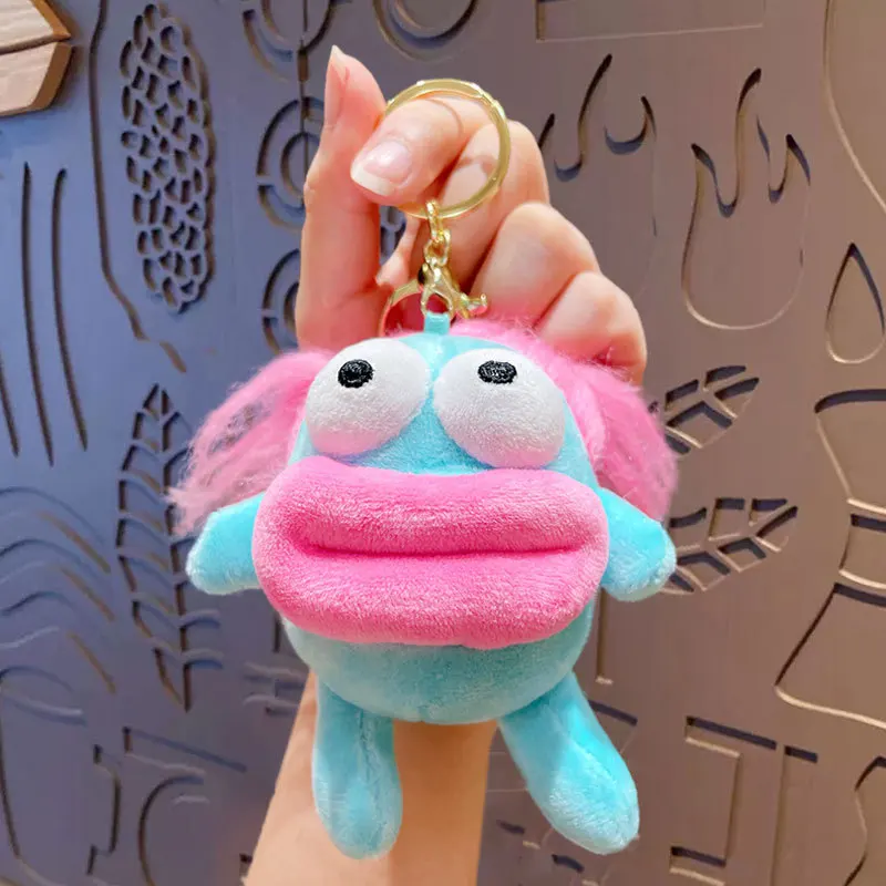 かわいいポテトガール装飾ペンダントソーセージ口ポテト面白い人形かわいい醜いかわいいバッグ装飾ペンダント2025夏