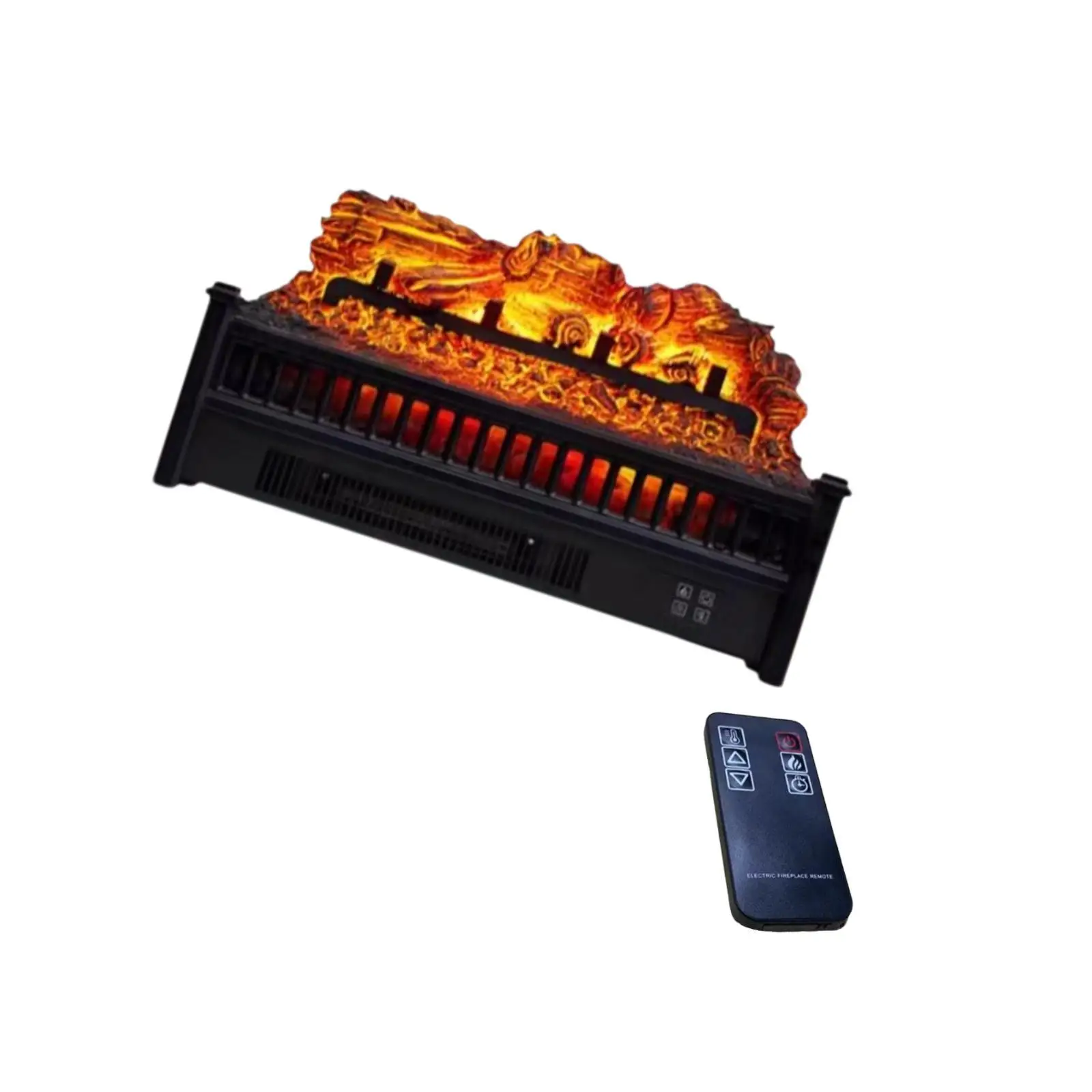 

Electric Fireplace Decoration Realistic Flame Effect Festival Heater Decorative Fireplace for Cafe Living Room Indoor Home Bar