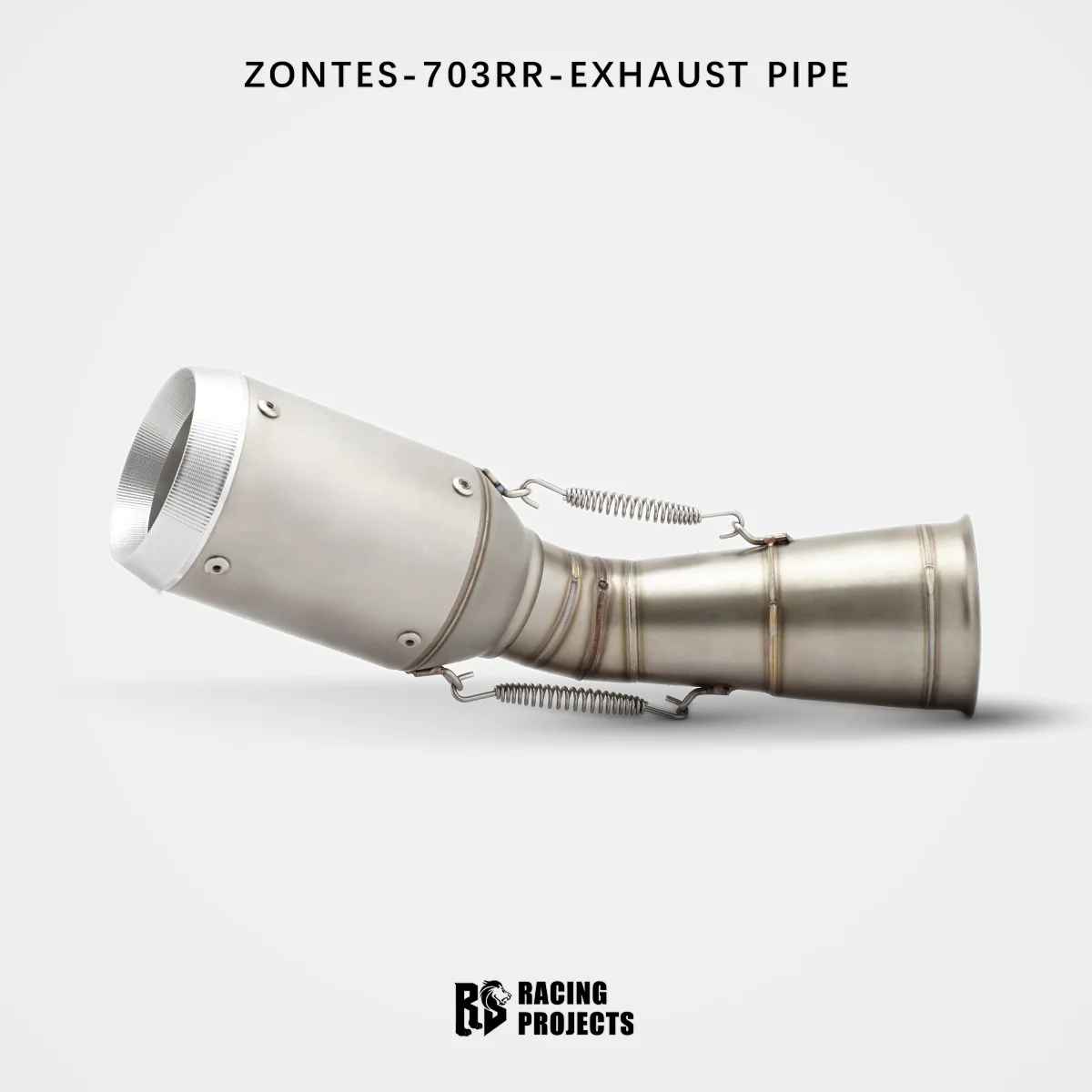 RS Motorcycle Tail Exhaust System Connecting Pipe Non-Destructive Installation Front Section for ZONTES 703RR 703R - view 4
