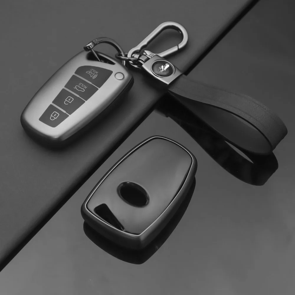 Neue Fernbedienung Schlüssel Fall Abdeckung Halter Fob Für Hyundai Grandeur HG Limousine Santa Fe 3DM Grand SantaFe 2018 IX45 EQUUS Azera Genesis G80 – Detail 4