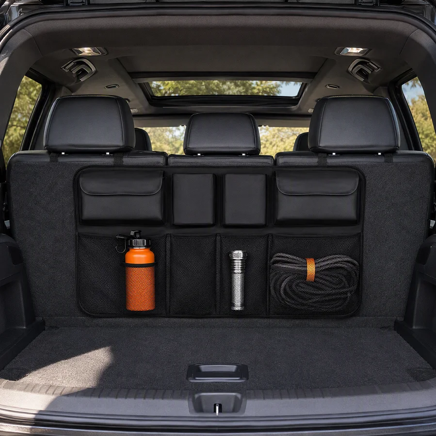 Car Trunk Storage Bag, 8 Large Capacity Hanging Storage Bags - Suitable for SUV, Truck, Van Rear Seat Organizer - Space Saving Expert Car Parts, Women's Car Wallet Storage Box, the Best Gift for family and Friends