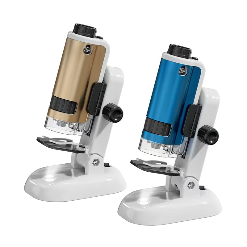 SCIENCE HORSE Portable Microscope Science Experiment Set STEM Educational Children's Toy Suitable for Family Outdoor Exploration