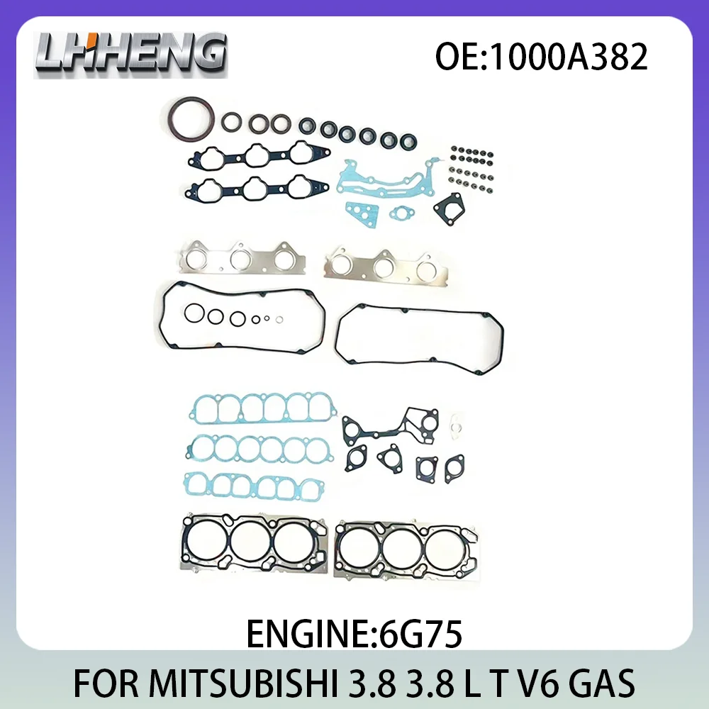 

Engine Full Overhaul Gasket Kit Rebuild Set For MITSUBISHI PAJERO CLASSIC 1000A382 MD979167 6G75 3.8 3.8 L T V6 GAS 2002-2007