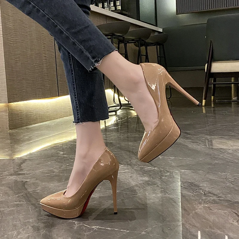 New 2024 Bed High Heels Fun One-time Sexy High Heels for Women Bed Foot Fetish Alternative Passion Zapatos De Mujer Pumps