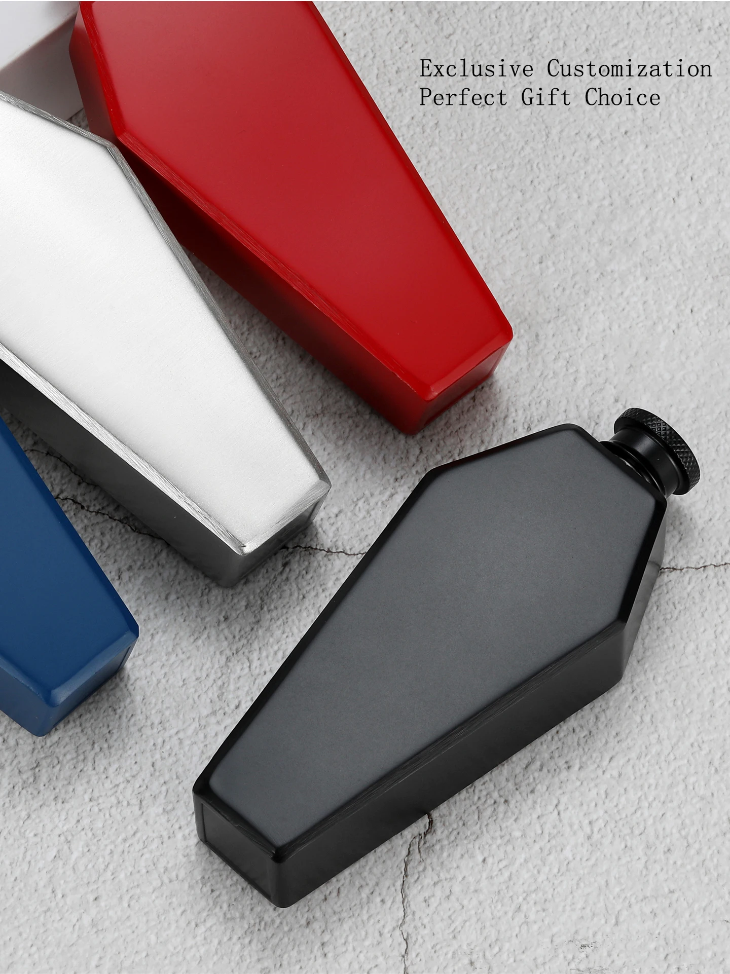 3,5 OZ 100ml 304 Lebensmittelechter Edelstahl Mini-Hüftflaschen-Set Tragbare Taschen-Alkoholflasche mit Individuellem Logo Whiskey Wodka Flagon – Detail 9