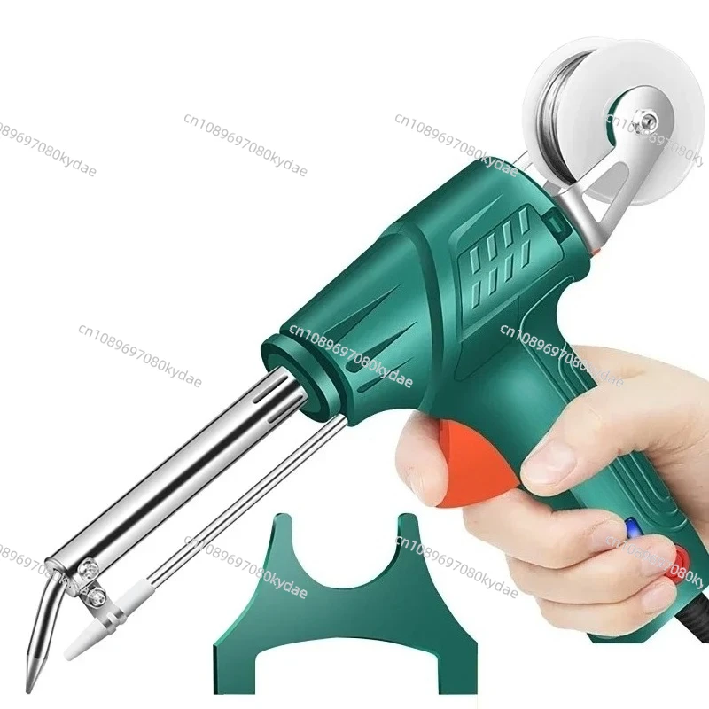 60W Handheld External Heating Soldering Gun with Bracket Switch Soldering Gun Electric Soldering Iron Automatically Send Tin Gun