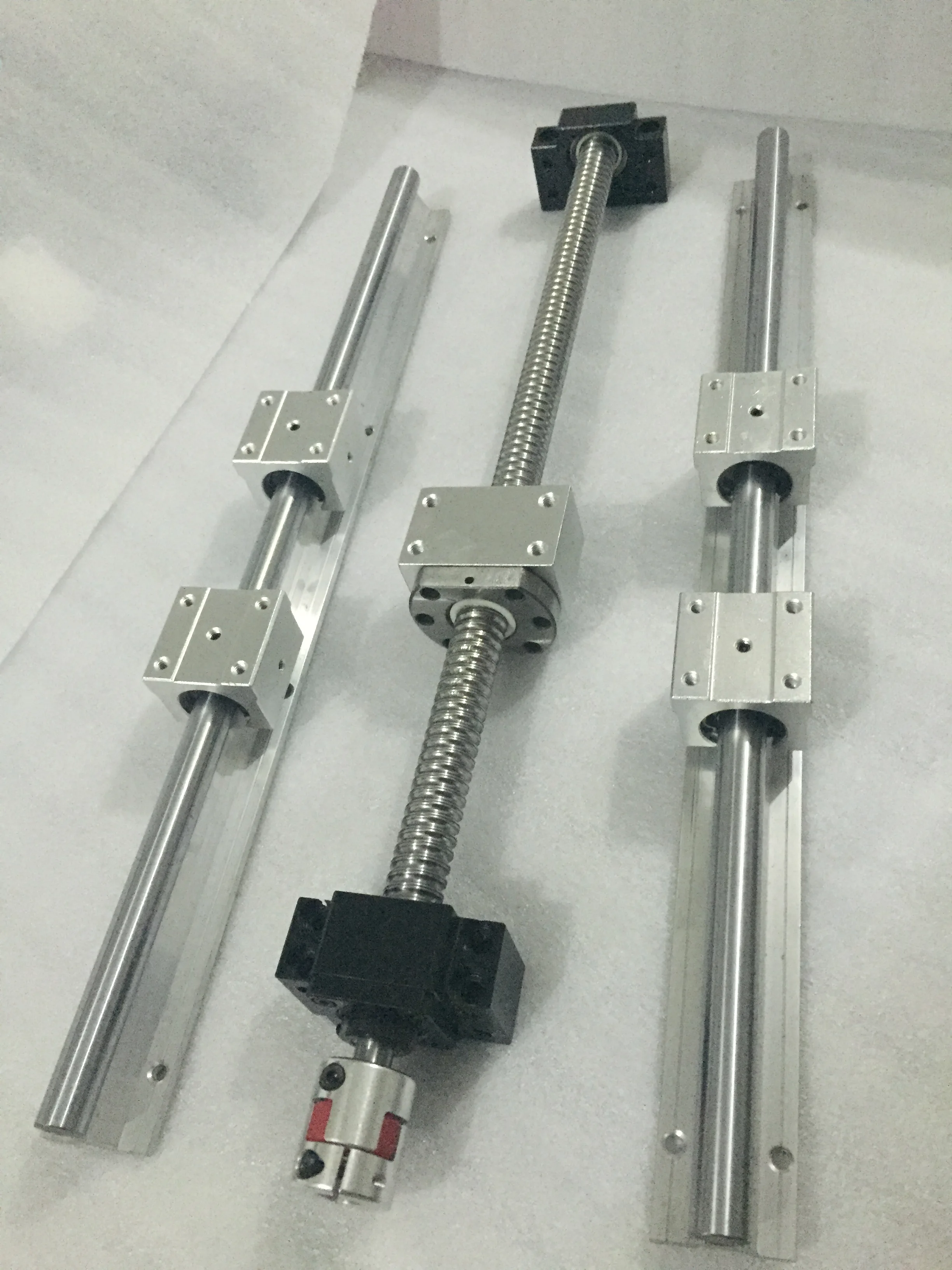 

2 pcs SBR30-2920mm linear rail & 1 pcs RM2505-2920mm Ballscrew +BK/BF20 Kit