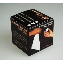 Automatic Silk Into Ball (New) White or Red Magic Trick Accessories Stage Magic Props Close Up Mentalism Magia Magie