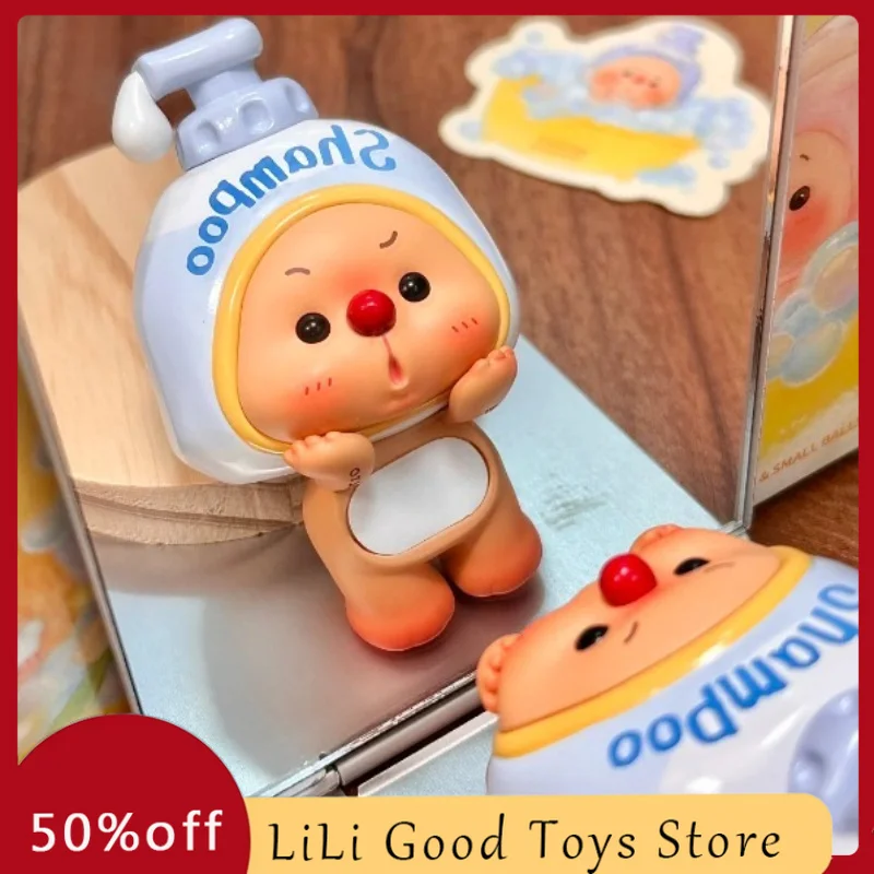 New Genuine OYO Bear Cub Bathroom Adventure Mini Blind Box Internet Celebrity Doll Cute Handmade Trendy Toy Halloween Gift