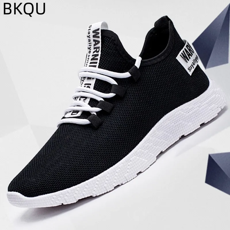 Men's Breathable Casual Soft Sole Comfortable Student Shoes Fashion Outdoor Round Toe Low Top Tide Shoes Mesh Men's Running