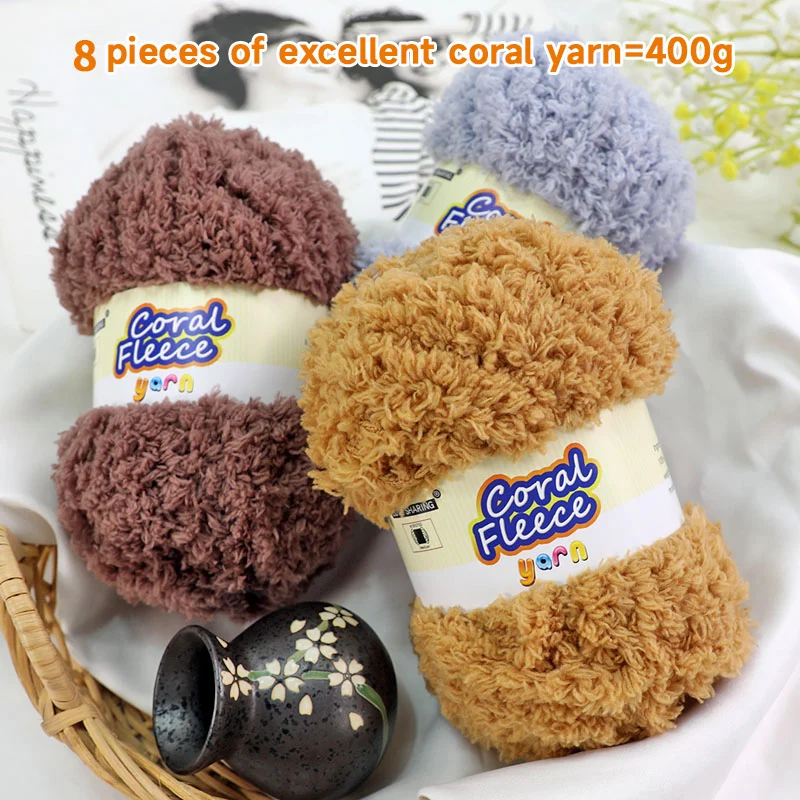 Soft Coral Yarn Has…