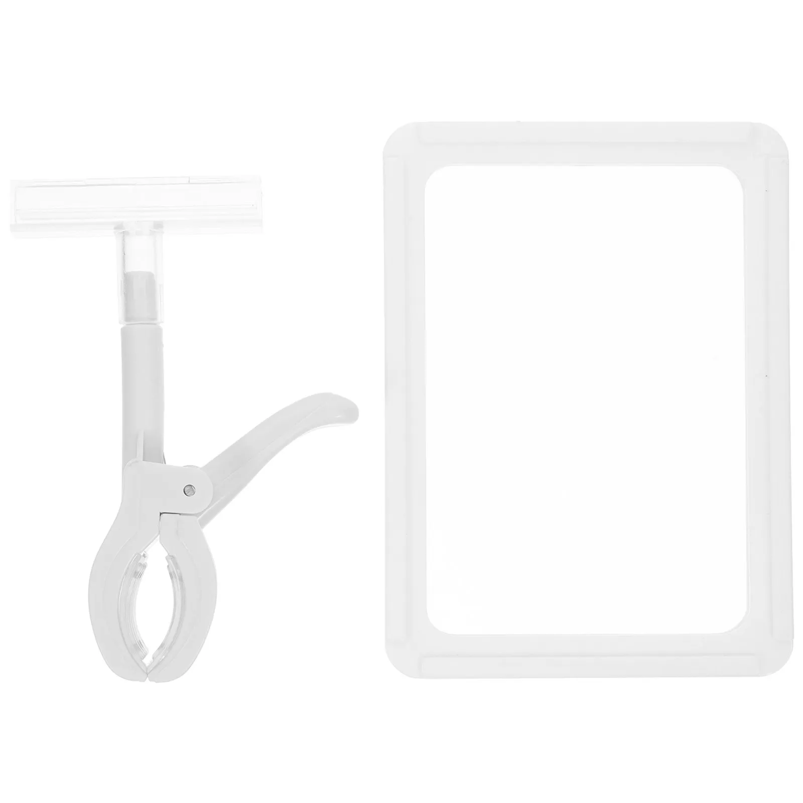 Double Side Handwritten Advertising Board Price Display Holder Plastic Clip for Retail Store Supermarket Fruit Vegetable Sign