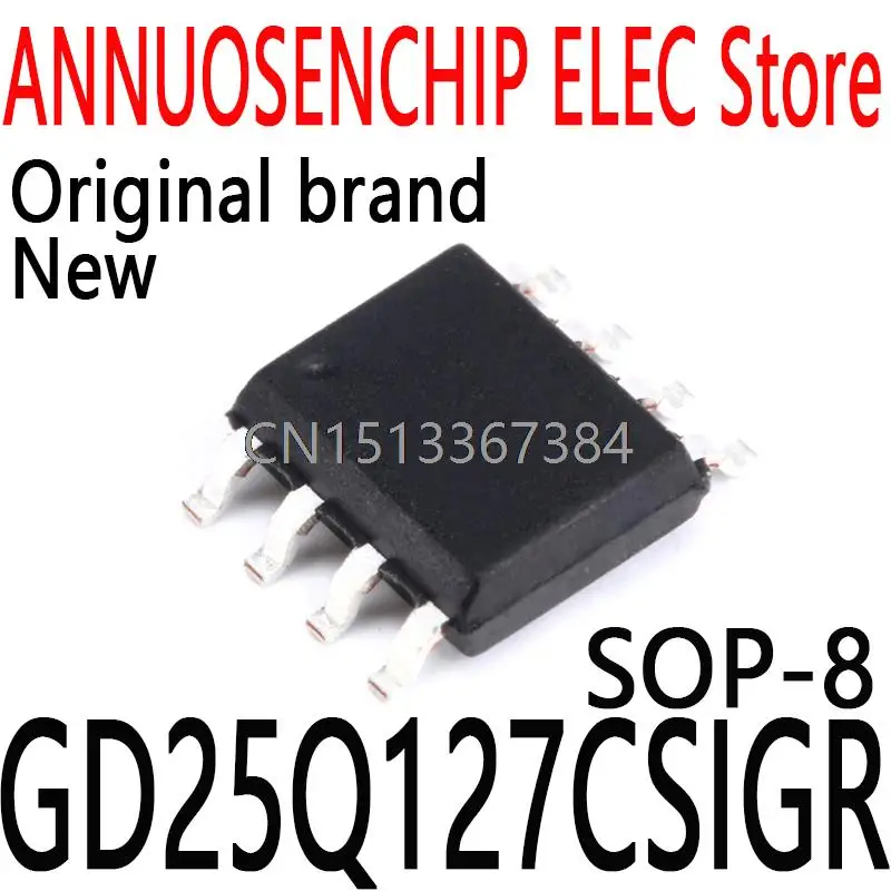 

50PCS New and Original GD25Q127CSIG 25Q127CSIG 25Q128 25Q127 SOP-8 GD25Q127CSIGR