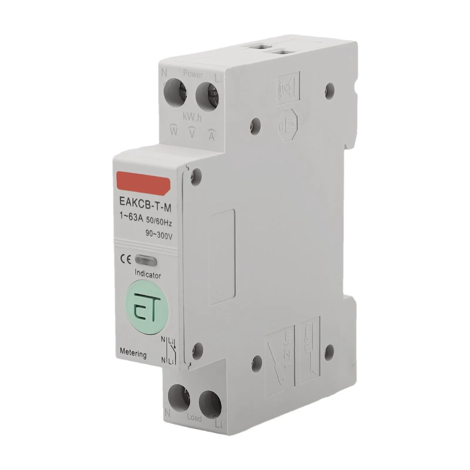 

Circuit Breaker Compatible 1-63A (Adjustable) AC90-280V 50/60Hz For WiFi MCB Smart Circuit Breaker Over Current Under Protection