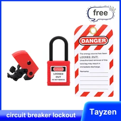 Universal MCB Miniature Circuit Breaker Lockout Electrical Padlock Lockout For Power Isolation LOTO Device Tagout Lockout