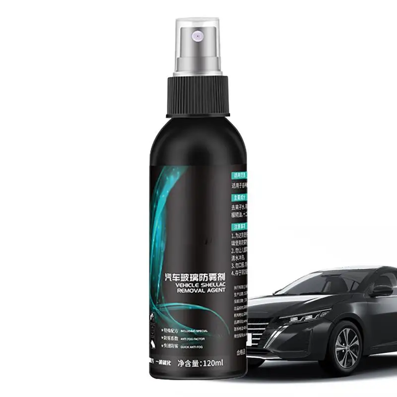 

Anti Fog Spray For Windshield Glass Cleaner Spray Effective Quick Multifunctional 120ml Car Defogger Spray To Improve Driving