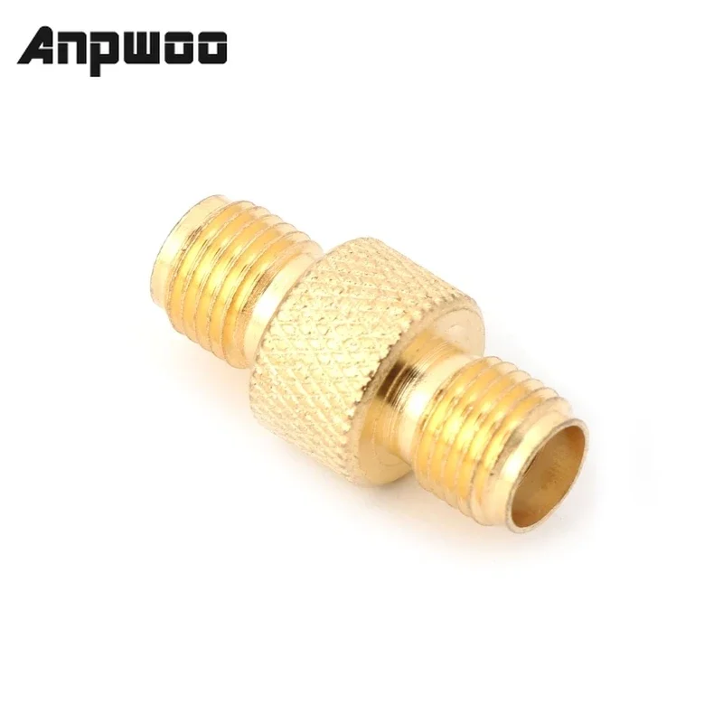 ANPWOO RF SMA Female to SMA Female High frequency Adapter Copper Coax Connector Coupler