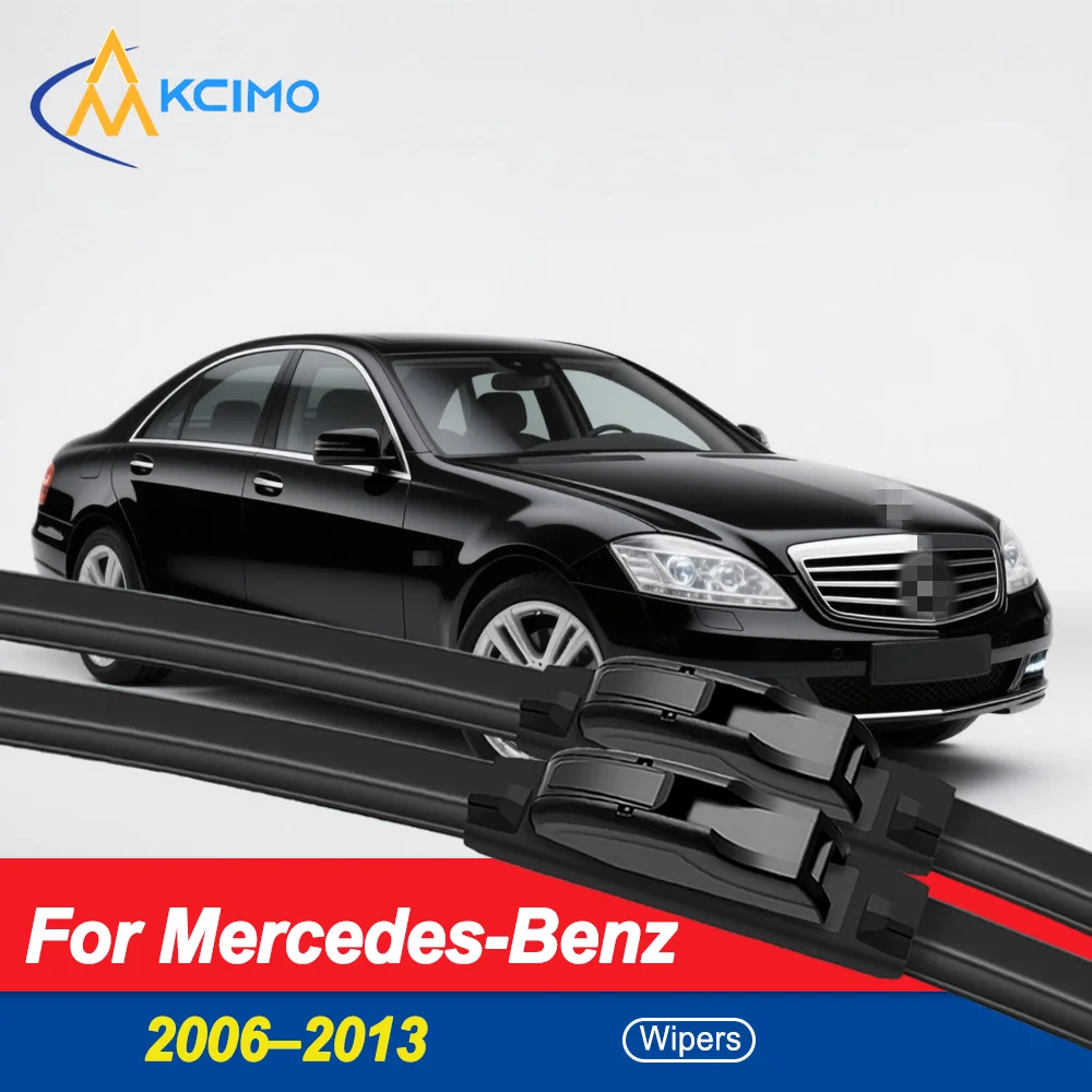 

2 шт. новые щетки стеклоочистителя для Mercedes-Benz S-Class W221 2006-2013, передние лобовые стеклоочистители, аксессуары для щеток 2013 2012 2011
