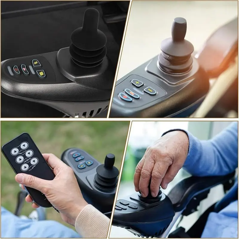 A27U Upgraded Joystick Controller Knob Button Cover 4 Pcs Wheelchair Joystick Button Cap For Electric Mobility Wheelchair
