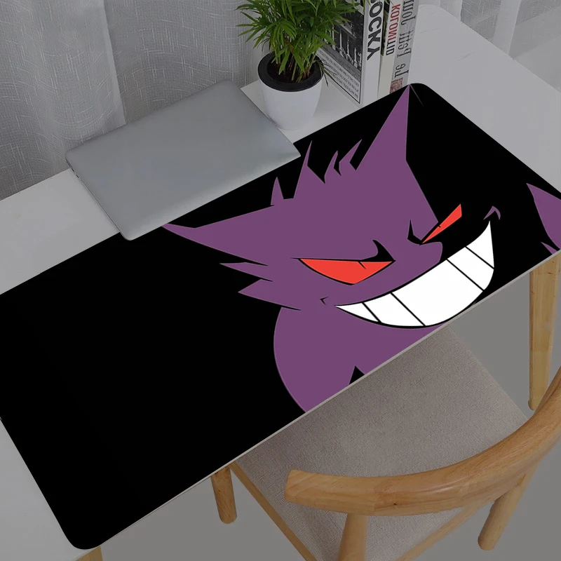 

Новый игровой коврик для мыши Pokemon Pikachu, большой XXL, для клавиатуры и стола, резиновый коврик-мат для мыши, игровой коврик для ноутбука