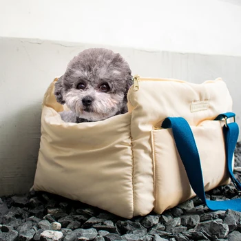 애완 동물 캐리어 핸드백 야외 휴대용 애완 동물 여행 가방, 따뜻한 애완 동물 둥지, 부드러운 애완 동물 숄더백, 겨울