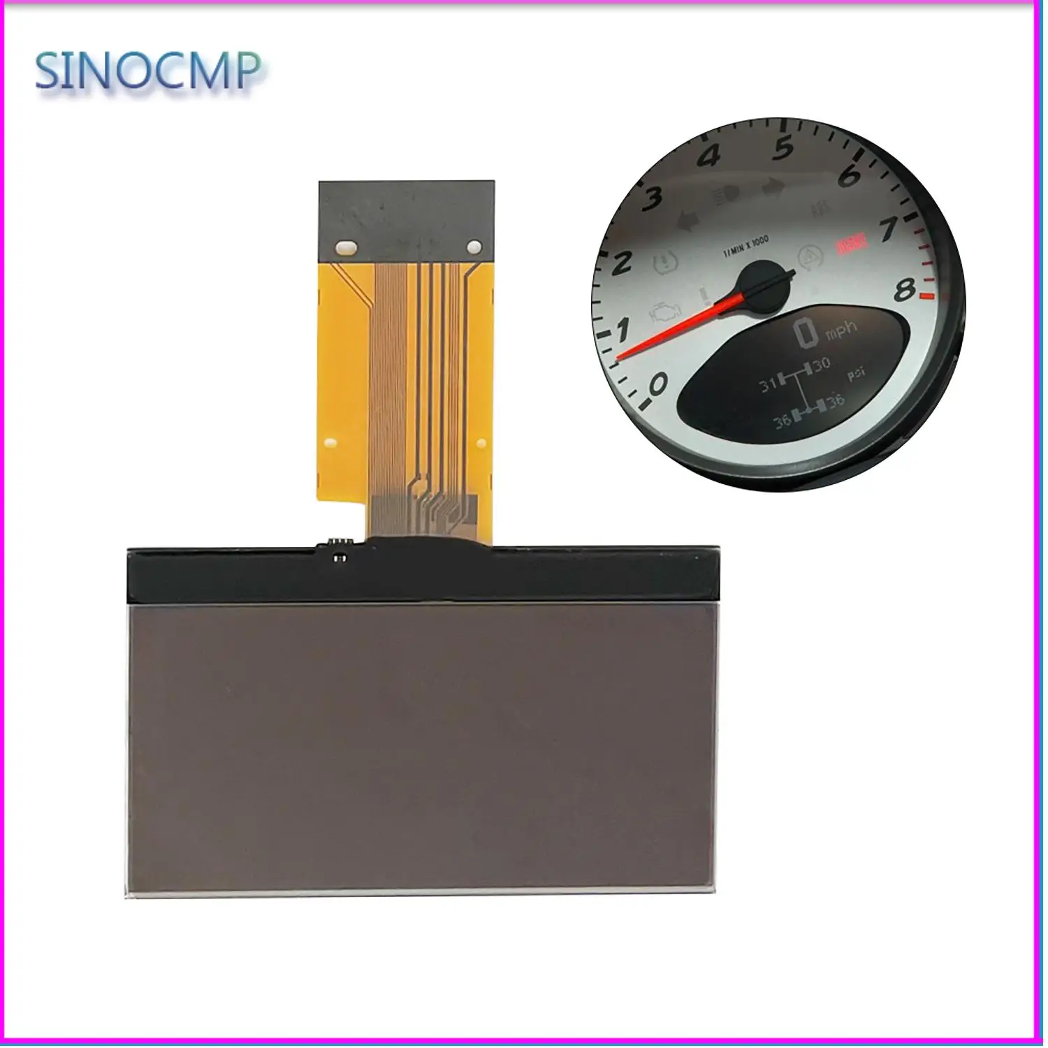 

Speedometer Dashboard LCD Display for Porsche 911 997 Carrera 987 Cayman Boxster Dash Cluster Speedometer Screen Car Parts
