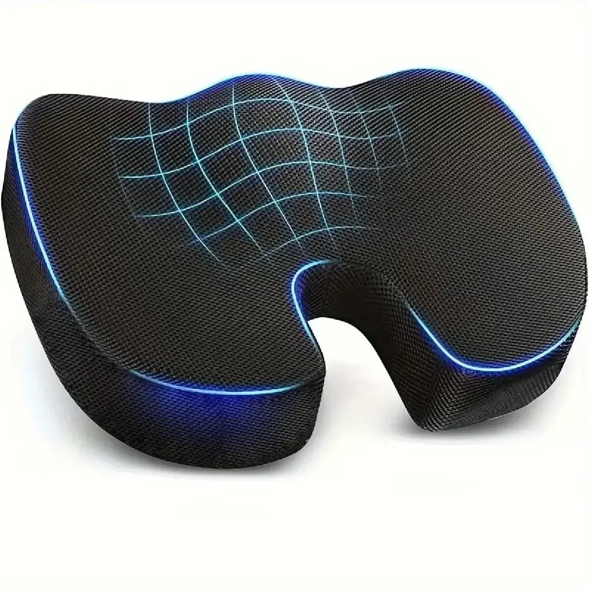 Ergonomic Memory Cotton Office Cushion Alleviation Hemorrhoid Chair Cushion Sedentary Artifact Student Ass Cushion