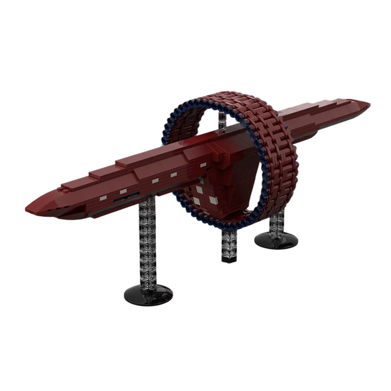 MOC- 112806   NIEUWE DIY Vulcan soiok-Klasse bouwsteen Starship Speelgoed Model Assembly Set Festival Kerstcadeaus VOLWASSEN JONGEN 754 STUKS