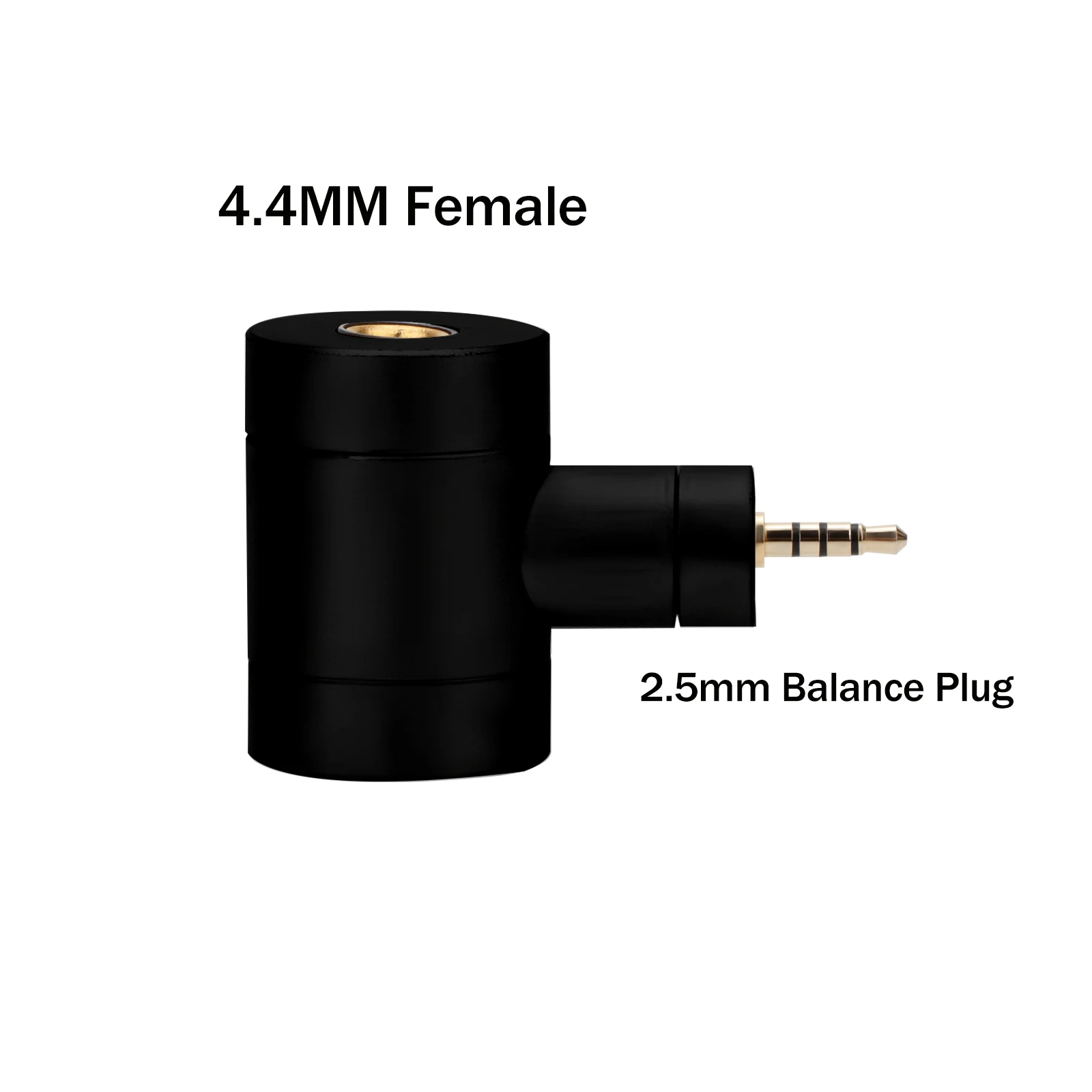 HIFI Hoek 2.5 MM/3.5 MM/4.4 MM Evenwichtige Adapter voor Telefoons Muziekspelers 4.4mm Vrouw naar 2.5mm 4Pole Oortelefoon Adapter
