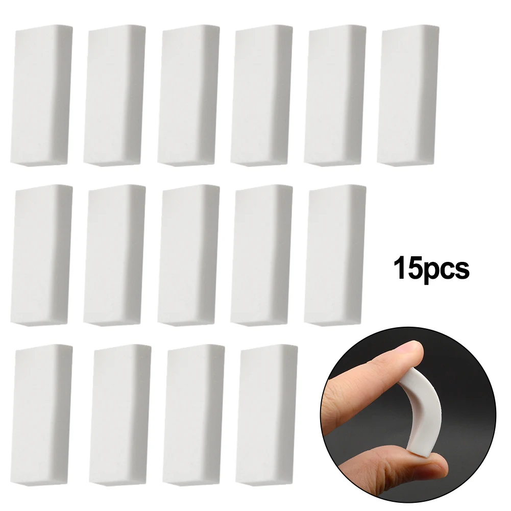 15 Pcs Diving Notbook Eraser 38x17mm Flat Type Writing Board Eraser For Writing And Editing Without Leaving Marks Diving Parts