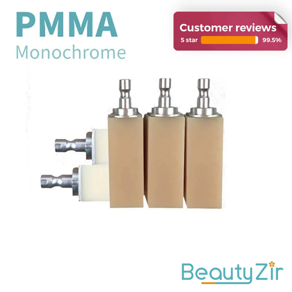 Monochrome PMMA 5 pieces Sirona 40*15*19mm dental CAD CAM  block 20 colors  for dentist crown bridge