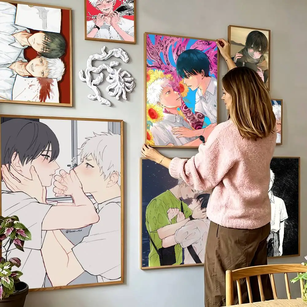 YoshiKaru S-Summer H-Hikaru D-Died  Poster High Quality Dorm Living Room Aesthetic Wall Decoration Painting Stickers Gift