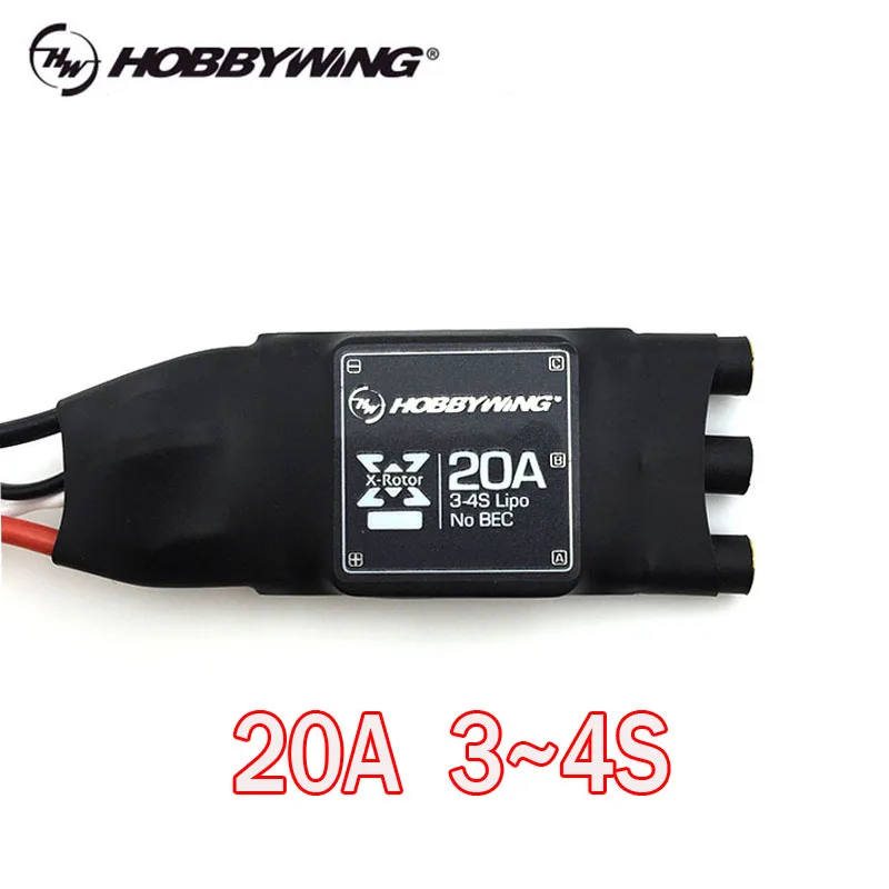 

HOBBYWING XRotor 20A 3-4S OPTO Brushless Speed Controller ESC FOR Multicopters