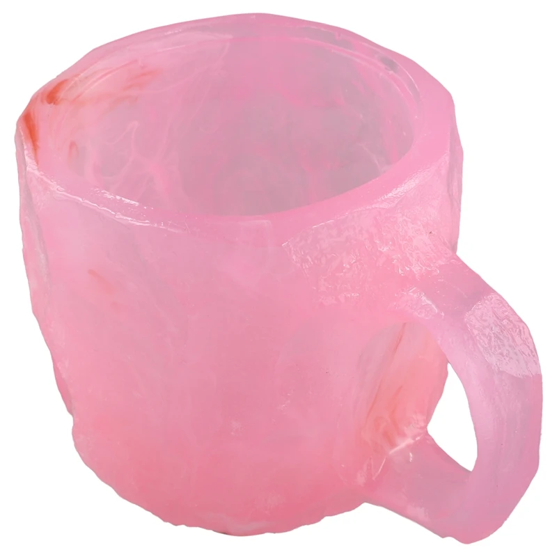 SOFT-Elegant Geode Crystal Coffee Mug -Mineral Crystal Coffee Cup Quartz Stone Cup, Ideal For Hot Beverages