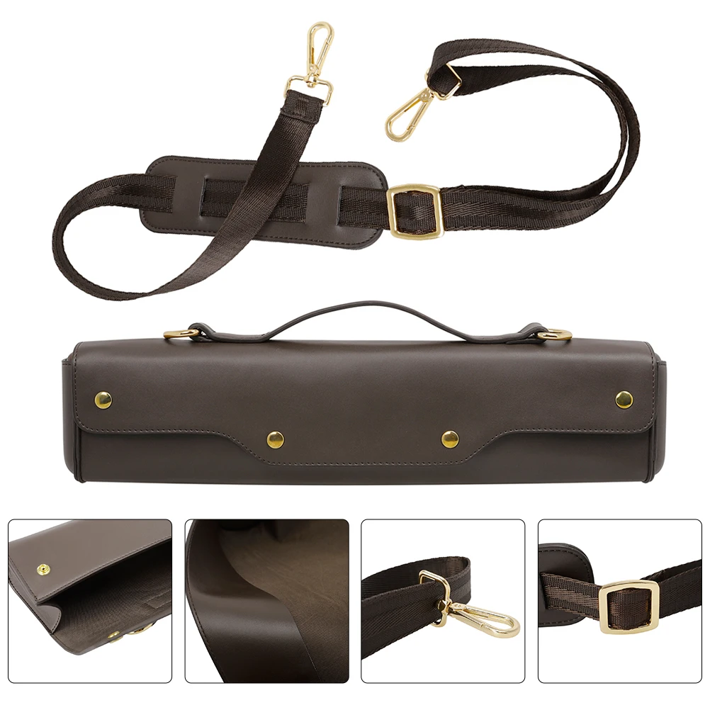

Flute Box Lightweight Portable Storage Bag Waterproof Carry Case Dustproof Easy Clean Durability Music Accessories Instrument