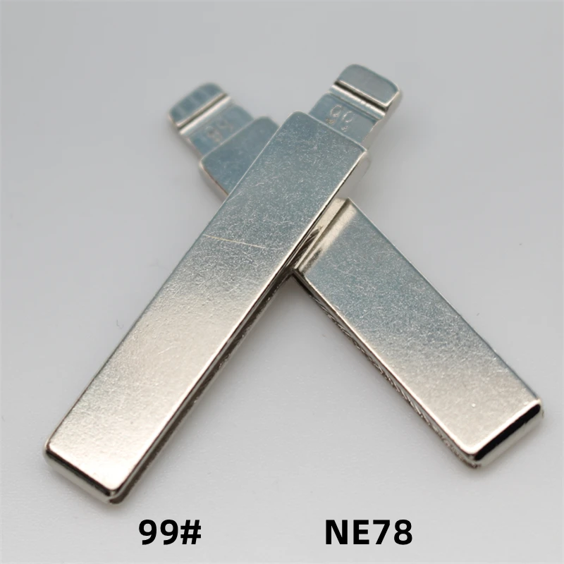 OEM 20Pcs 99# NE78 Metal Blank Uncut Remote Key Blade For Peugeot 508 For Keydiy KD Xhorse VVDI JMD