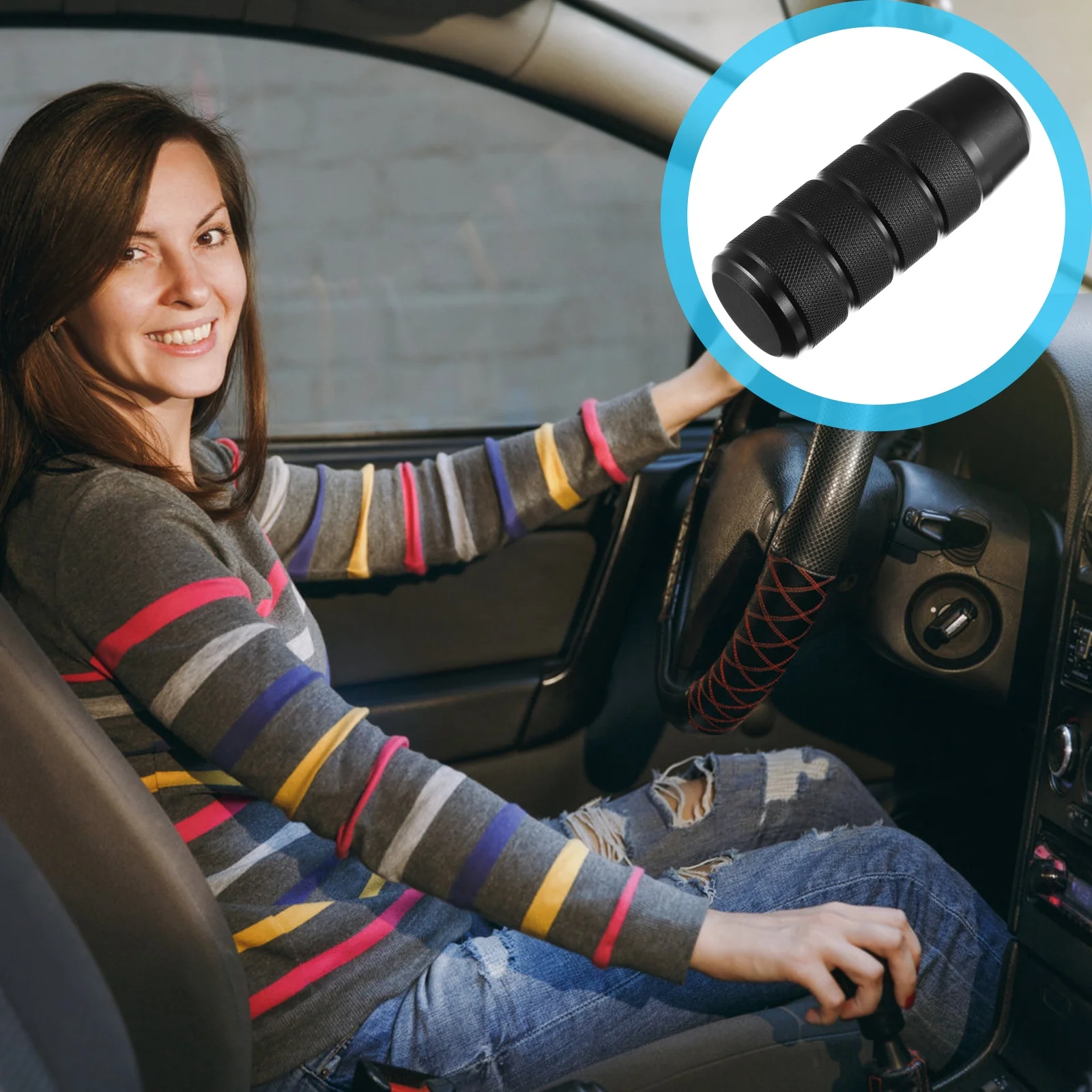 

1Pcs Gearshift Head Car Replacement Professional Aluminum Alloy Lightweight Manual Gear Knob Shifter Stick Car Accessories