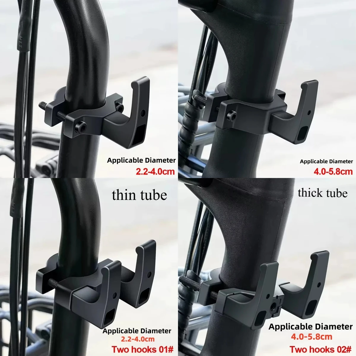 Hooks Motorcycle Helmet Accessories Storage Luggage Bag Hanger Hook Holder for Electric Motorcycle Bike Bicycle Scooter view 5