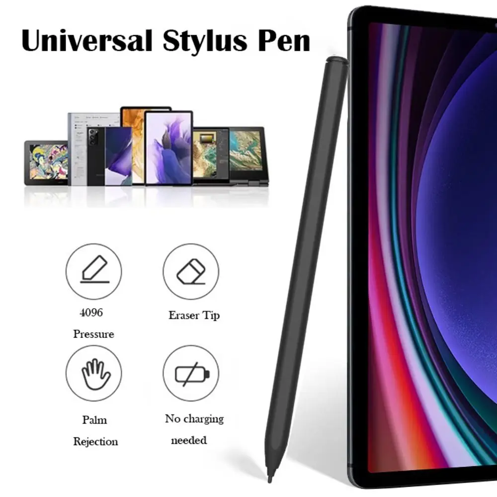 消しゴム付きの高感度タッチスクリーンペン,Samsung, Microsoft,4096用の鉛筆傾斜ペン